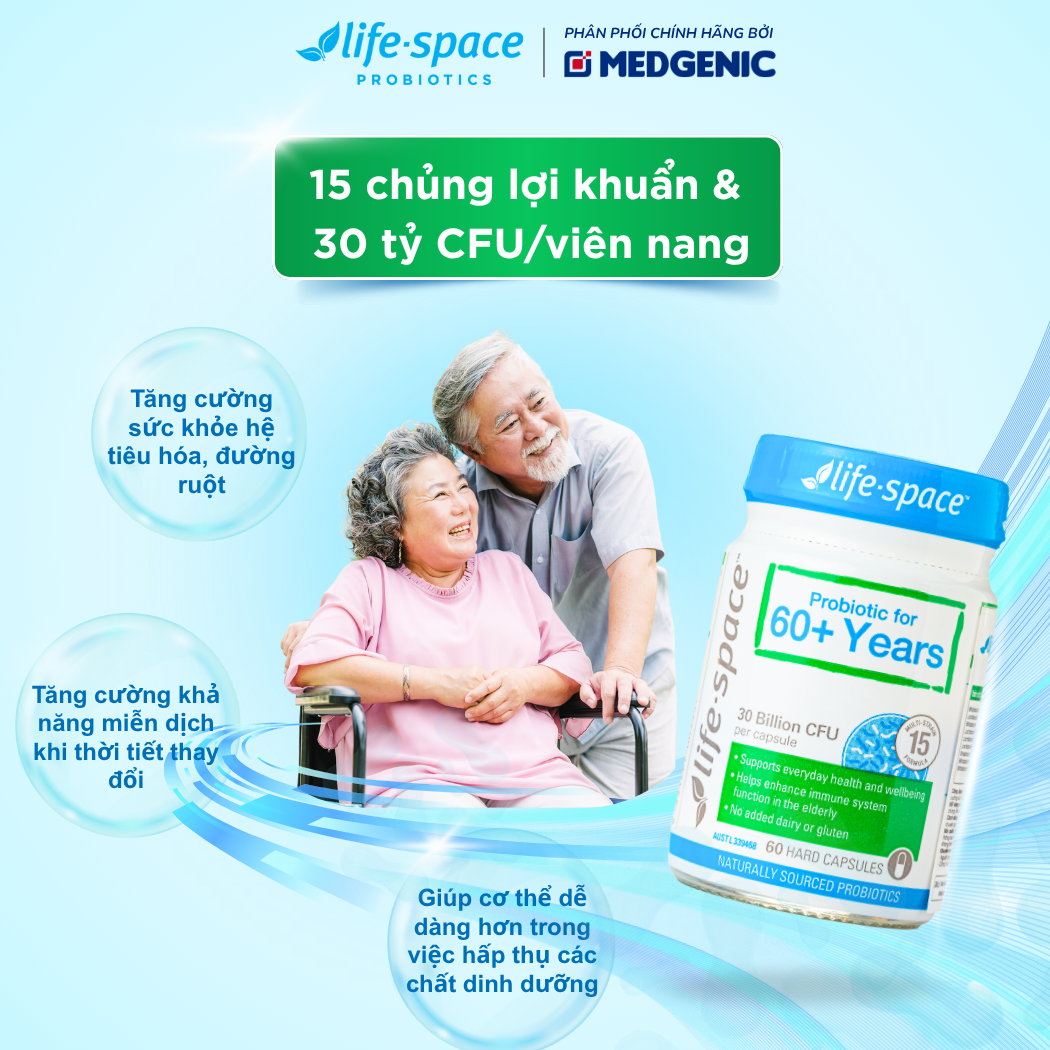 Life-Space Probiotic 60+ — 60 Viên