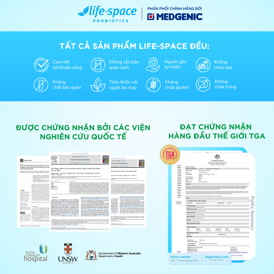 Life-Space Probiotic 60+ — 60 Viên