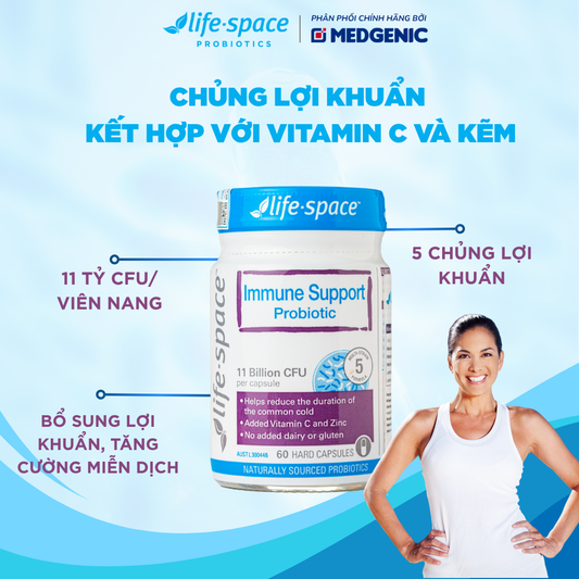Life-Space Immune Support Probiotic - 60 Viên