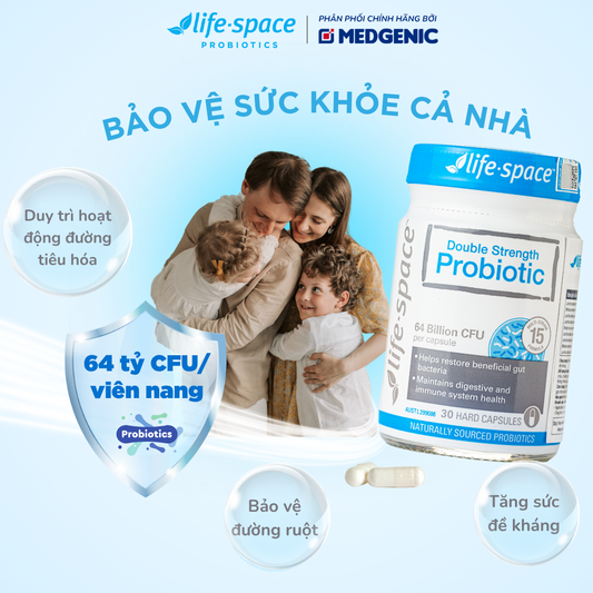 Life-Space Double Strength Probiotic - 60 Viên