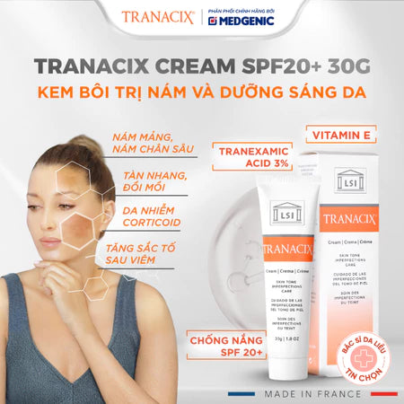 Kem Dưỡng Sáng Da – Giảm Thâm Nám Tranacix Cream 30g