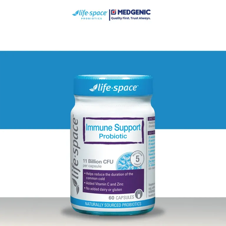 Men vi sinh Life-Space Immune Support Probiotic (bổ sung Vitamin C và Kẽm)