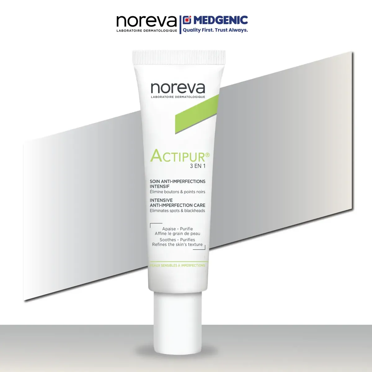 Kem dưỡng Noreva Actipur 3 en 1 Soin Anti-Imperfections Intensif